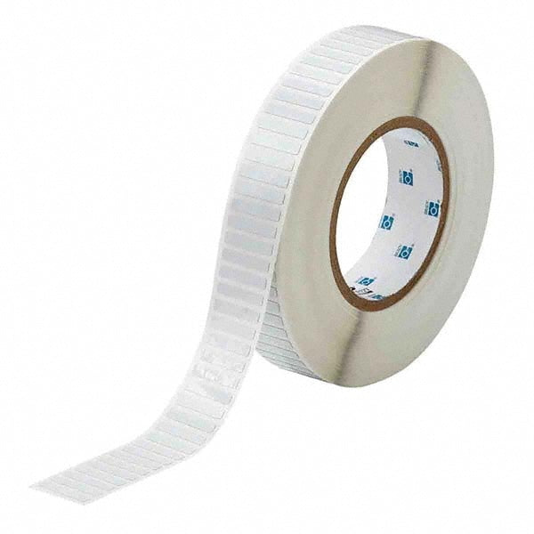 Label Maker Label: White, Polyimide, 10,000 per Roll