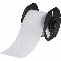 Label Maker Label: White, Polyester, 3/4" OAW, 5,000 per Roll