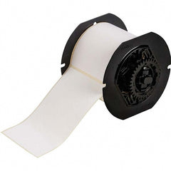 Label Maker Label: White, Paper, 250 per Roll