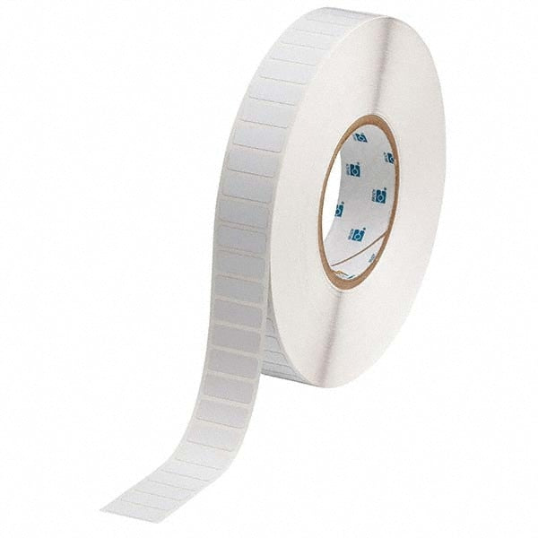 Label Maker Label: White, Polyimide, 10,000 per Roll