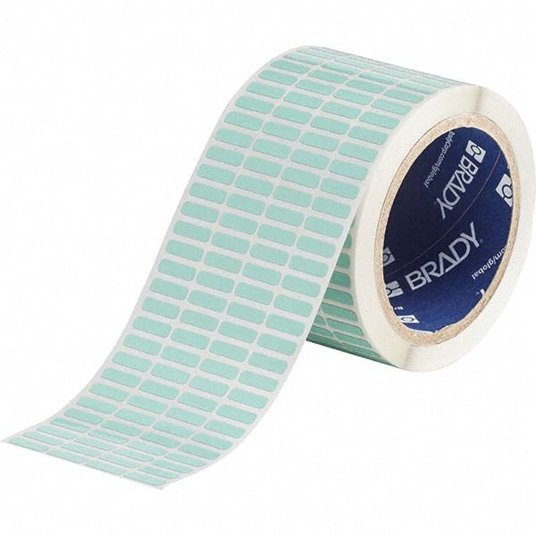 Label Maker Label: Light Green, Polyimide, 10,000 per Roll