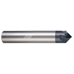 Chamfer Mill: 3/4" Dia, 3/4" Shank Dia, 90.00 deg, 4 Flute, Solid Carbide, Single End