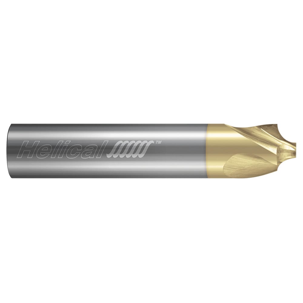 Corner Rounding End Mill: 3/64" Radius, 3/16" Dia, 5 Flutes, Solid Carbide