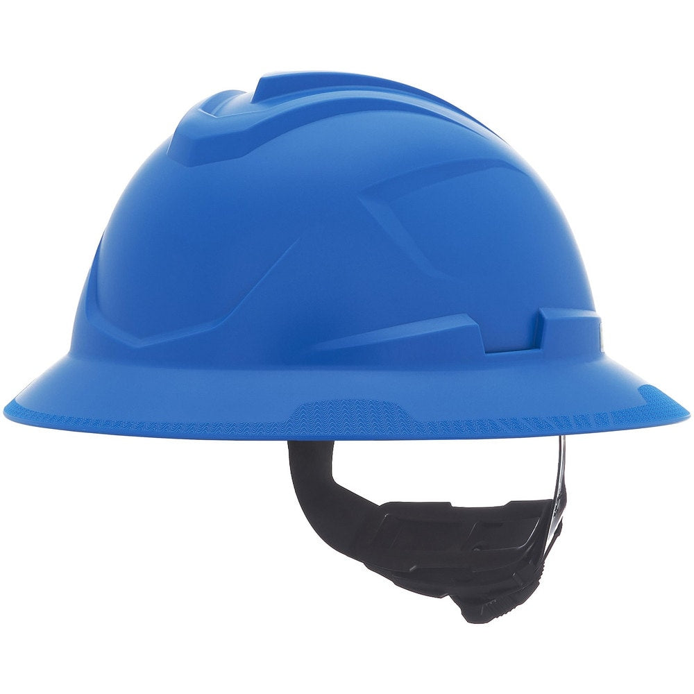 Hard Hat: Construction, Energy Company, Heat Protection, Manufacturing, Mining, Oil and Gas & Utilities, Full Brim, N/A, Class E, 4-Point Suspension