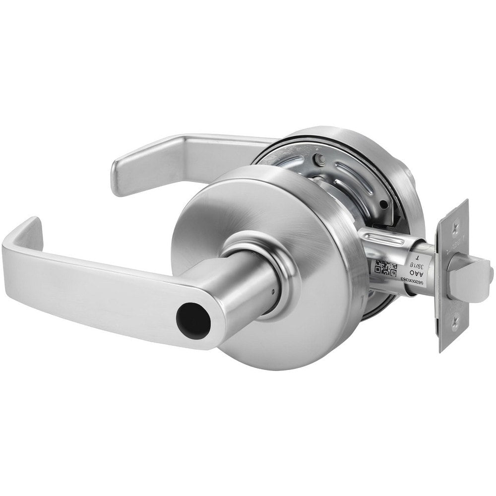 Lever Locksets; Lockset Type: Entrance; Key Type: Keyed Different; Back Set: 2-3/4; Cylinder Type: Less Core; Material: Metal; Door Thickness: 1-3/4; Finish: Satin Chrome