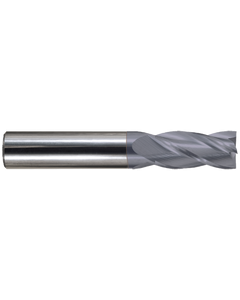 5/32″ × 3/16″ × 9/16″ × 2″ 4 Flute Square End Carbide End Mill-Plain Shank