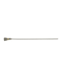 0.312″ Diameter × 1/8″ Shank Diameter × 5/8″ Trim Length, 0.005″ Crimped Bristle, Stainless Steel, Cut For Power Brush