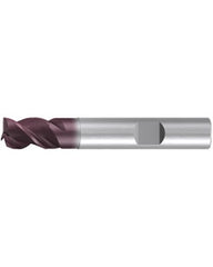 Square End Mill; 2.5 mm Dia. × 3 mm LOC × 6 mm Shank Dia. × 50 mm OAL ; 3 FL ; Carbide ; AlTiN ; Series 2517A