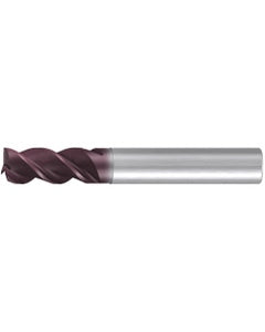 Square End Mill; 16 mm Dia. × 26 mm LOC × 16 mm Shank Dia. × 92 mm OAL ; 3 FL ; Carbide ; AlTiN ; Series 2518A