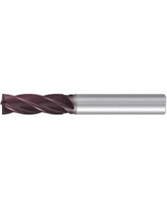 Square End Mill; 20 mm Dia. × 60 mm LOC × 20 mm Shank Dia. × 130 mm OAL ; 4 FL ; Carbide ; AlTiN ; Series 2526A