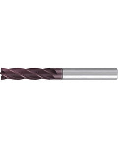 Chamfer End Mill; 12 mm Dia. × 48 mm LOC × 12 mm Shank Dia. × 107 mm OAL ; 5 FL ; Carbide ; AlTiN ; Series 2528A