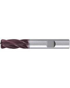 Square End Mill; 3 mm Dia. × 6 mm Shank Dia. × 57 mm OAL ; 4 FL ; Carbide ; AlTiN ; Series 2699A