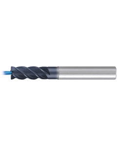 Square End Mill; 10 mm Dia. × 10 mm Shank Dia. × 80 mm OAL ; 4 FL ; Carbide ; AlTiN ; Series 2650AZ