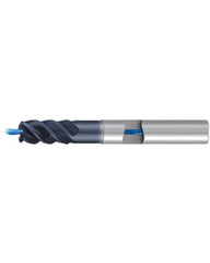 Corner Radius End Mill; 12 mm Dia. × 26 mm LOC × 12 mm Shank Dia. × 93 mm OAL ; 4 FL ; Carbide ; AlTiN ; 1.6 mm R ; Series Jet-Cut