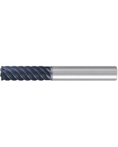 ‎Square End Mill; 1/2″ Dia. × 1-1/2″ LOC × 1/2″ Shank Dia. × 3-3/4″ OAL ; 6 FL ; Carbide ; AlTiN ; Series 1828A