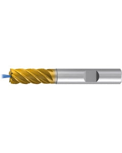 Square End Mill; 8 mm Dia. × 19 mm LOC × 8 mm Shank Dia. × 63 mm OAL ; 5 FL ; Carbide ; TiAlN+TiN ; Series 2537TZ