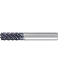 Square End Mill; 1/2″ Dia. × 1″ LOC × 1/2″ Shank Dia. × 3″ OAL ; 6 FL ; Carbide ; AlCr ; 0.008″ R