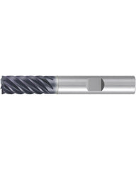 ‎Square End Mill; 1/2″ Dia. × 1-1/4″ LOC × 1/2″ Shank Dia. × 3-1/4″ OAL ; 6 FL ; Carbide ; AlCr