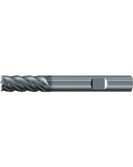 ‎Square End Mill; 1/2″ Dia. × 1″ LOC × 1/2″ Shank Dia. × 3-1/4″ OAL ; 5 FL ; Carbide ; AlCr ; Series 2571L