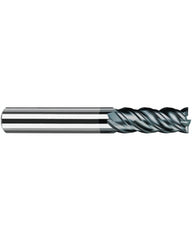 ‎1/4″ Cutting Dia. × 1/4″ Shank Dia. × 5/8″ LOC × 2-1/4″ OAL, 4 Flute, Carbide, Polychrom, Square Endmill, NB-NVD