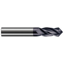 ‎1/8″ Dia. × 1/2″ LOC × 1/8″ Shank Size × 1-1/2″ OAL, 82 Degrees, Carbide, AlTiN Nano, Drill/End Mills