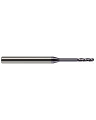 ‎1/32″ Dia. × 0.155″ LOC × 1/8″ Shank Size × 2-1/2″ OAL, 3 Flute, Carbide, TiAlN, Ballnose Endmill