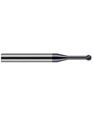 ‎3/32″ Dia. × 0.079″ LOC × 1/8″ Shank Size × 1-1/2″ OAL, Flute, Carbide, TiAlN, Ballnose Endmill