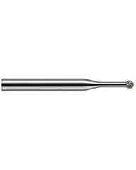 ‎1/8″ Dia. × 0.107″ LOC × 1/8″ Shank Size × 1-1/2″ OAL, Flute, Carbide, Uncoated, Ballnose Endmill