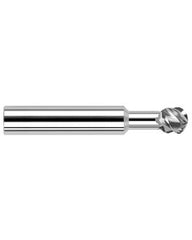 ‎1/8″ Dia. × 0.107″ LOC × 1/8″ Shank Size × 1-1/2″ OAL, 4 Flute, Carbide, Uncoated, Ballnose Endmill