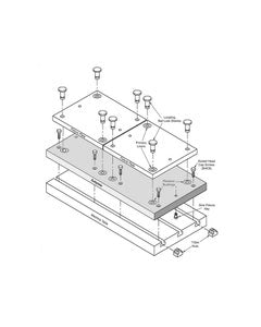 Fixture Kit - 52″ × 23″ × 1.125″ (Steel Subplate); 20″ × 22″ × 1″ (Aluminum Fixture Plate)