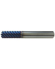 ‎L9713 - 5/16″ Cutting Dia. × 13/16″ LOC × 5/16″ Shank Dia. × 2-1/2″ OAL, 0.015″ Corner Radius, 6 Flutes, Carbide, AlTiN Coating, Corner Rounding Endmill