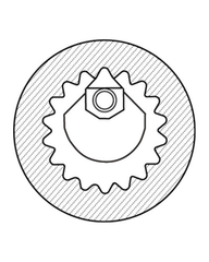 ‎SP-12-25 25mm dia. spline holder