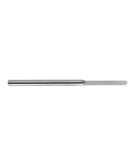 2.6 mm Dia. × 3 mm Shank Dia. × 50 mm OAL × 26 mm LCF, 120 Degrees, 10xD, Uncoated - Solid Carbide Drills