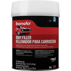 3M - Body Filler - 7 Lb Body Filler, 2-3/4 oz Cream Hardener - Benchmark Tooling