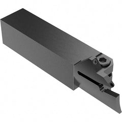 Seco - CFI, External, Left Hand, 16.5mm Max Depth of Cut, 90 to 130mm Groove Width, Indexable Grooving Tool Holder - LC.. 1605.. Insert Compatibility, 25mm Shank Height, 25mm Shank Width, 124.5mm OAL, Through Coolant - Benchmark Tooling