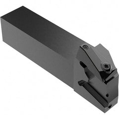 Seco - X4, External, Left Hand, 3mm Max Depth of Cut, 3mm Max Groove Width, Indexable Grooving Tool Holder - X4GK25.. Insert Compatibility, 20mm Shank Height, 20mm Shank Width, 100mm OAL, Through Coolant - Benchmark Tooling