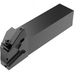 Seco - X4, External, Right Hand, 3mm Max Depth of Cut, 3mm Max Groove Width, Indexable Grooving Tool Holder - X4GK25.. Insert Compatibility, 20mm Shank Height, 20mm Shank Width, 100mm OAL, Through Coolant - Benchmark Tooling