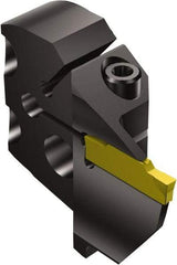 Sandvik Coromant - N123H2-0400-0004-TF Insert, 22.6mm Head Length, Modular Grooving Blade Holder Head - Right Hand Cut, System Size 40, Through Coolant, Series CoroCut 1-2 - Benchmark Tooling