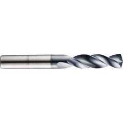SGS - #40 145° Spiral Flute Solid Carbide Screw Machine Drill Bit - Benchmark Tooling