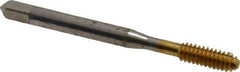 Balax - #10-24 UNC H3 Thread Limit Bottoming Thread Forming Tap - High Speed Steel, TiN Finish, 2-3/8" OAL, 7/8" Thread Length, Right Hand Thread, Series BXB - Benchmark Tooling