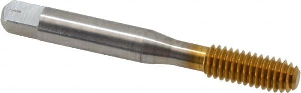 Balax - 5/16-18 UNC H4 Thread Limit Bottoming Thread Forming Tap - High Speed Steel, TiN Finish, 2-23/32" OAL, 1-1/8" Thread Length, Right Hand Thread, Series BXB - Benchmark Tooling