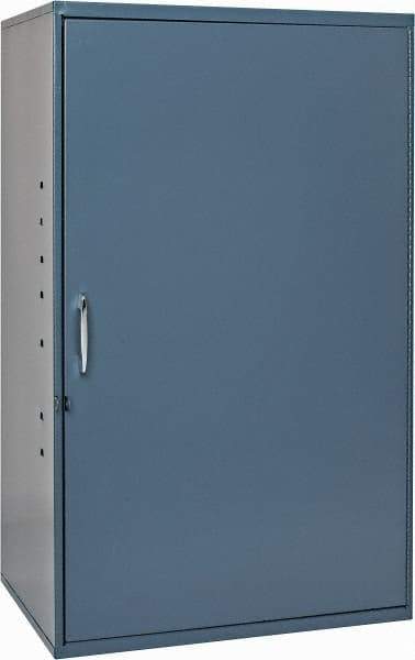 Durham - 2 Shelf Wall Storage Cabinet - Steel, 19-7/8" Wide x 14-1/4" Deep x 32-3/4" High, Gray - Benchmark Tooling