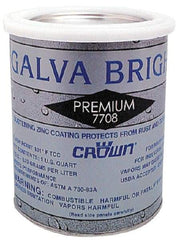 Crown - 32 oz Zinc Cold Galvanizing Compound - Comes in Bottle - Benchmark Tooling