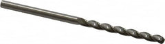 M.A. Ford - #41 150° Solid Carbide Jobber Drill - Bright Finish, Right Hand Cut, Parabolic Flute, Straight Shank, 2" OAL, Standard Point - Benchmark Tooling