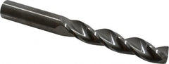 M.A. Ford - 1/2" 150° Solid Carbide Jobber Drill - Bright Finish, Right Hand Cut, Parabolic Flute, Straight Shank, 4-3/4" OAL, Standard Point - Benchmark Tooling