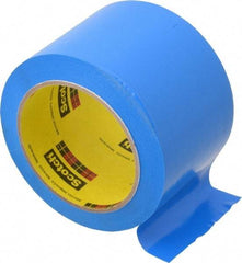 3M - Blue Solid Color Vinyl Tape - 3" Wide x 108' Long x 5.2 mil Thick, General Traffic - Benchmark Tooling