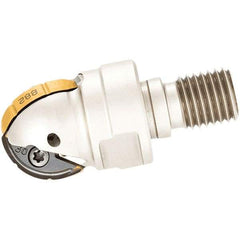 Iscar - Multimaster 20mm 90° Shank Milling Tip Insert Holder & Shank - T12 Neck Thread, 170mm OAL, Carbide MM S-A Tool Holder - Benchmark Tooling