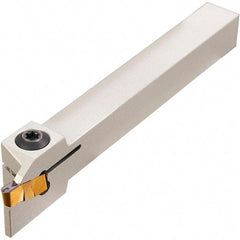 Iscar - GHD, External, Left Hand, 9mm Max Depth of Cut, 2.8 to 4mm Groove Width, Indexable Grooving Tool Holder - GI.. Insert Compatibility, 16mm Shank Height, 16mm Shank Width, 78mm OAL - Benchmark Tooling