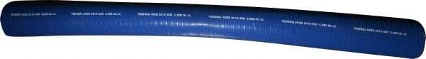 Federal Hose - 3" ID x 3.32" OD x 3' OAL, Coolant Hose - -65 to 350°F, Blue - Benchmark Tooling