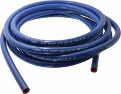 Federal Hose - 1/2" ID x 0.83" OD x 25' OAL, Heater Hose - -65 to 350°F, Blue - Benchmark Tooling